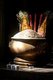Thailand: Incense on an altar at Paokong Chinese shrine (joss house), Trang Town, Trang Province, southern Thailand